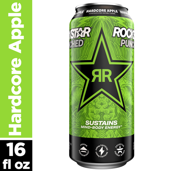 Energy & Sports Drinks Rockstar Energy Drink, Hardcore Apple hero