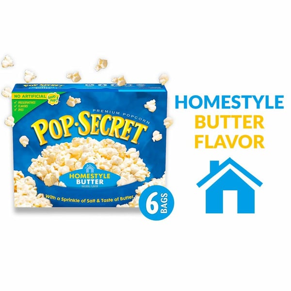 Popcorn & Jerky Pop Secret Homestyle Microwave Popcorn hero