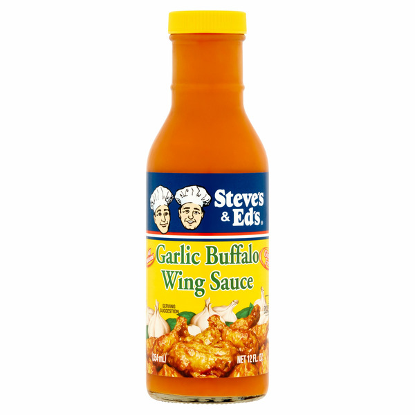 Condiments Steve's & Ed's Garlic Buffalo Wing Sauce hero