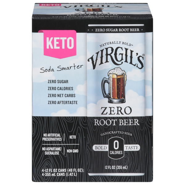 Soft Drinks Virgil's Root Beer, Zero Sugar hero