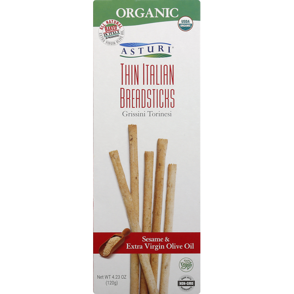 Crackers -- Specialty (Deli) Asturi Breadsticks, Thin Italian hero