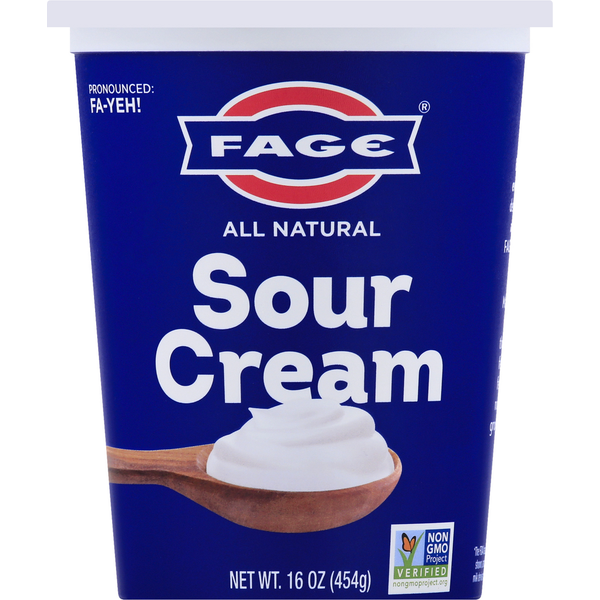 Refrigerated FAGE All Natural Sour Cream hero