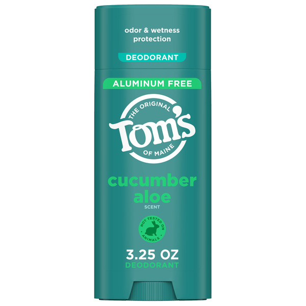 Deodorants Tom's Cucumber Aloe Natural Deodorant For Women And Men, Aluminum Free hero