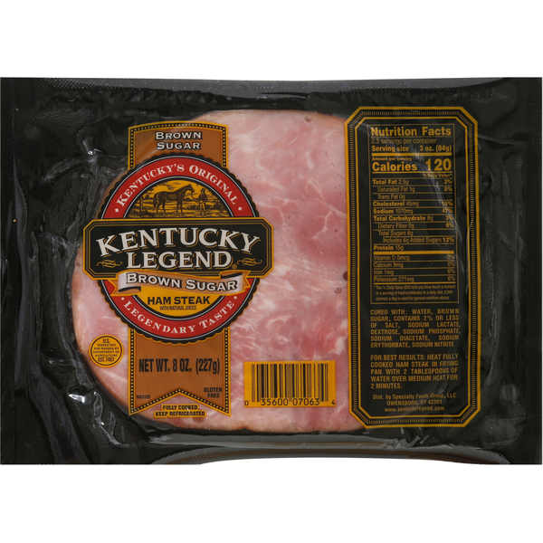 Meat Counter Kentucky Legend Ham Steak, Brown Sugar hero