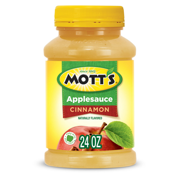 Canned Fruit & Applesauce Mott's Cinnamon Applesauce hero