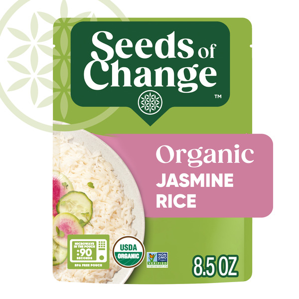 Grains, Rice & Dried Goods SEEDS OF CHANGE Organic Aromatic Jasmine Rice Pouch hero