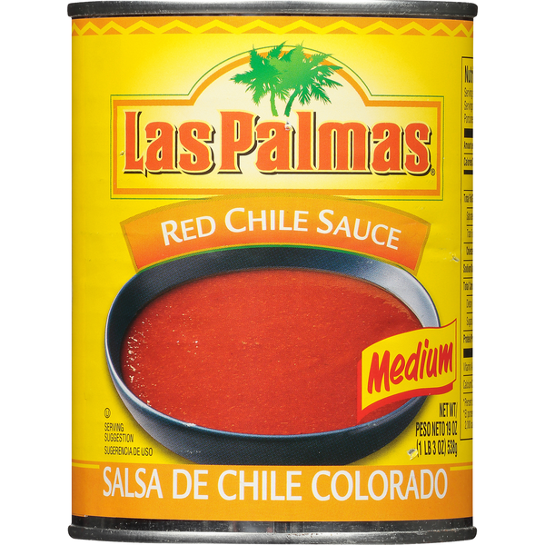 Condiments Las Palmas Medium Red Chile Sauce hero