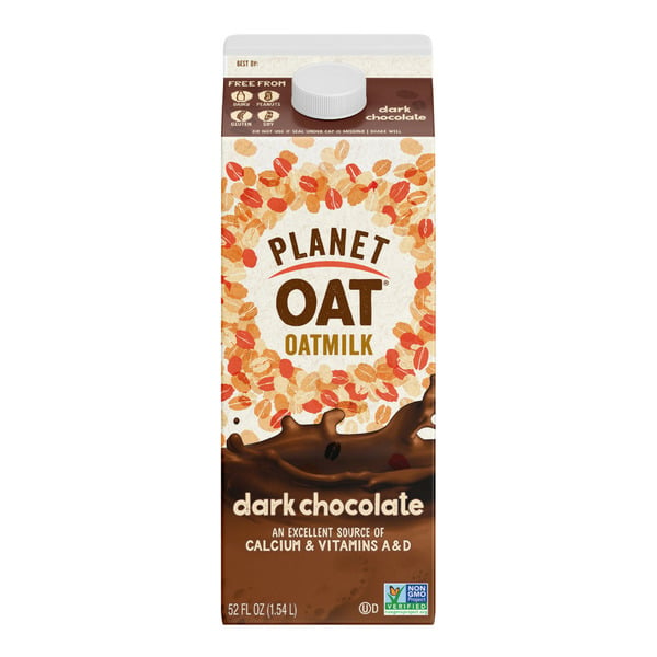 Soy & Lactose-Free Planet Oat Dark Chocolate Oatmilk hero