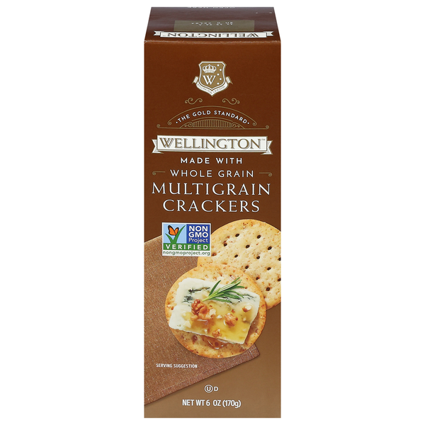 Crackers -- Specialty (Deli) Wellington Brewery Crackers, Multigrain hero