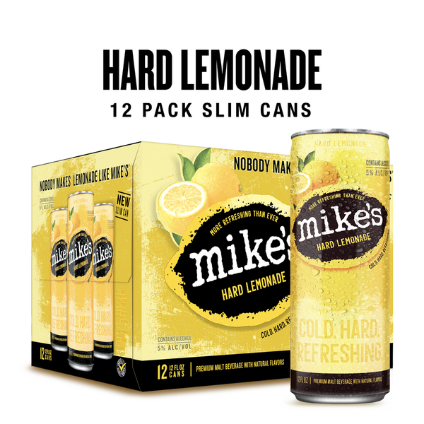 Beers & Coolers Mike's Hard Lemonade Hard Lemonade, Slim Cans hero