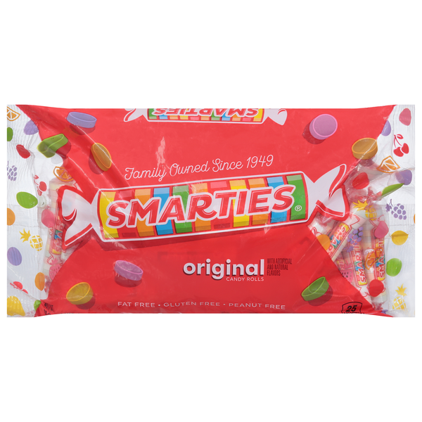 Candy & Chocolate Smarties Candy Rolls, Original hero