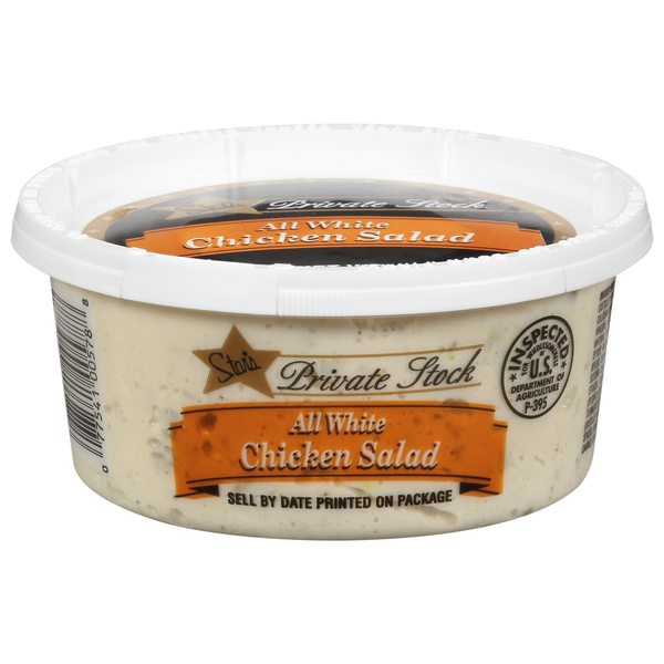 Deli Salads Stars Chicken Salad, All White, Private Stock hero