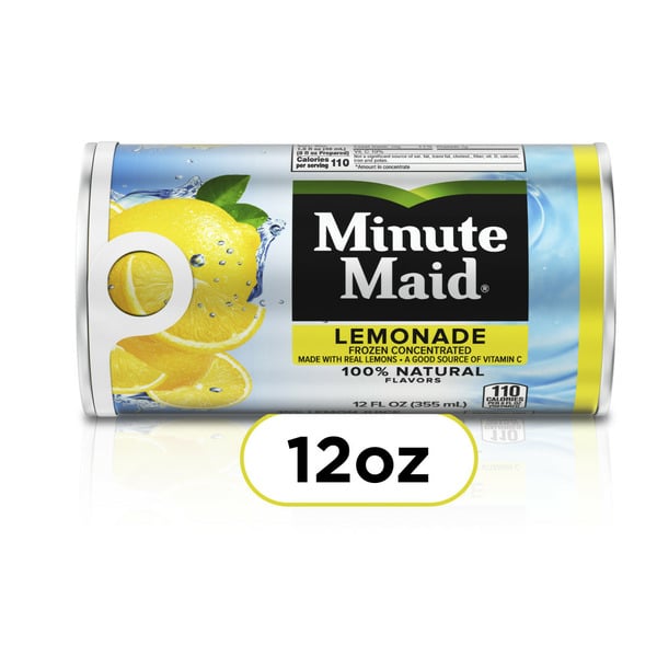 Frozen Juice Minute Maid Lemonade Can hero