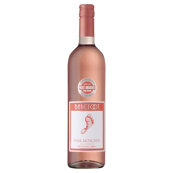 Everyday, Value, and Specialty Barefoot Pink Moscato Wine hero