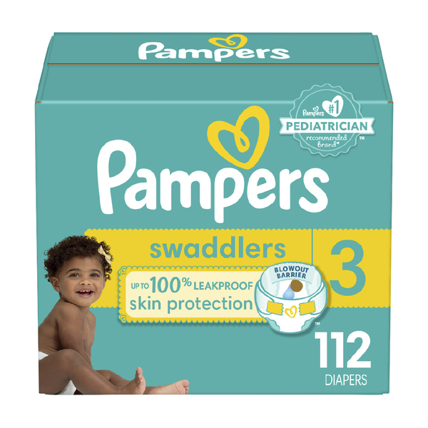 Diapers & Wipes Pampers Swaddlers Size 3 Diapers hero