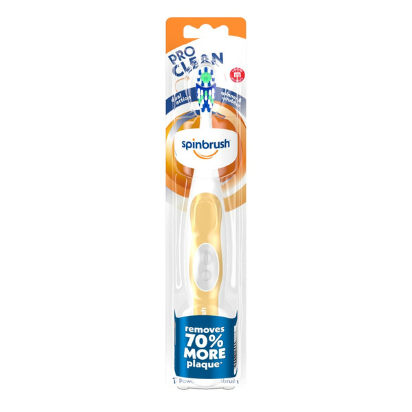 Oral Hygiene Arm & Hammer Spinbrush Pro Clean Dual Action Medium Powered Toothbrush hero