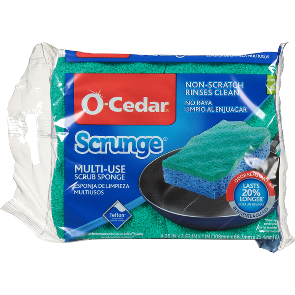 Cleaning Products O Cedar Scrub Sponge, Multi-Use hero