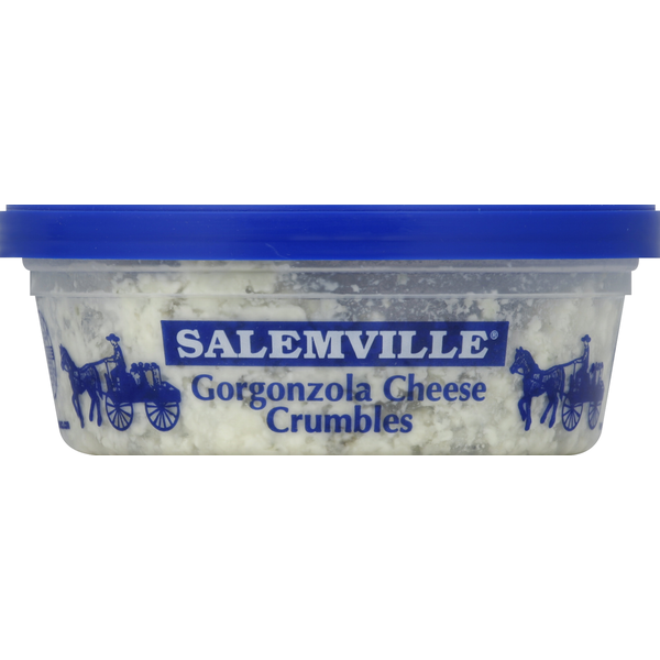 Packaged Cheese Salemville Cheese, Crumbles, Amish Gorgonzola hero