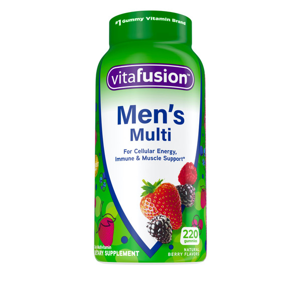 Vitamins & Supplements vitafusion Men’s Powerful Multi Complete Multivitamin Gummies Dietary Supplement hero