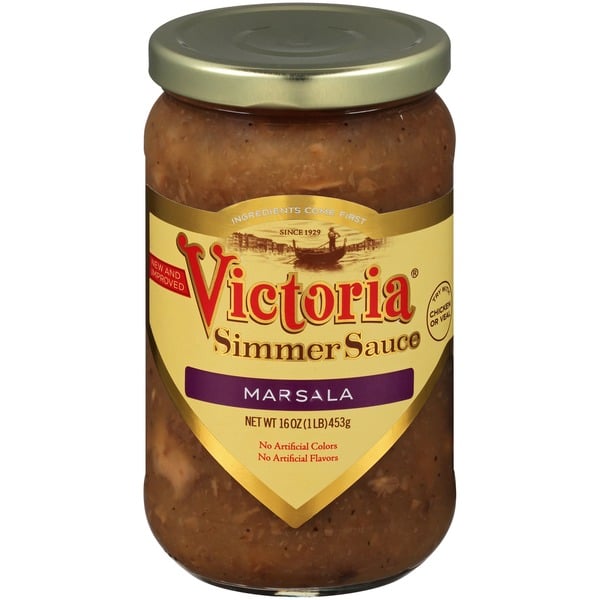 Pasta Sauce Victoria Marsala Simmer Sauce hero