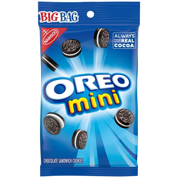 Pantry Oreo Mini Chocolate Sandwich Cookies, Big Bag hero