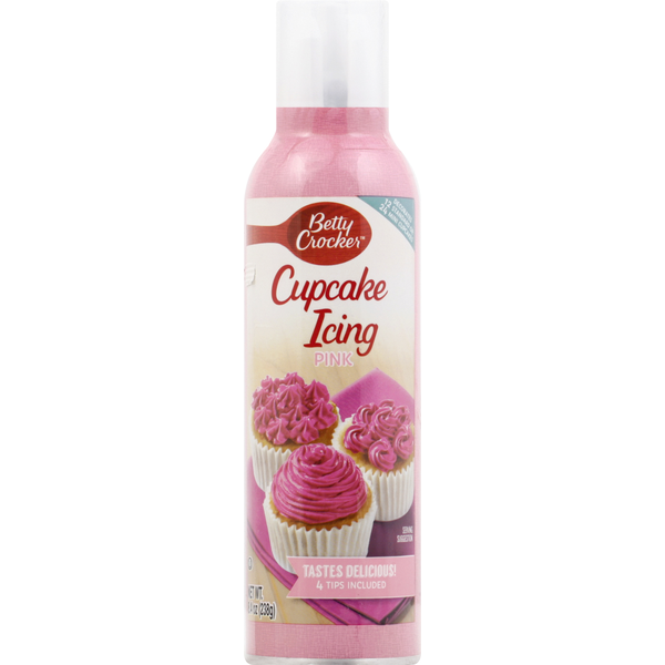 Baking Supplies & Decor Betty Crocker Cupcake Icing, Pink hero