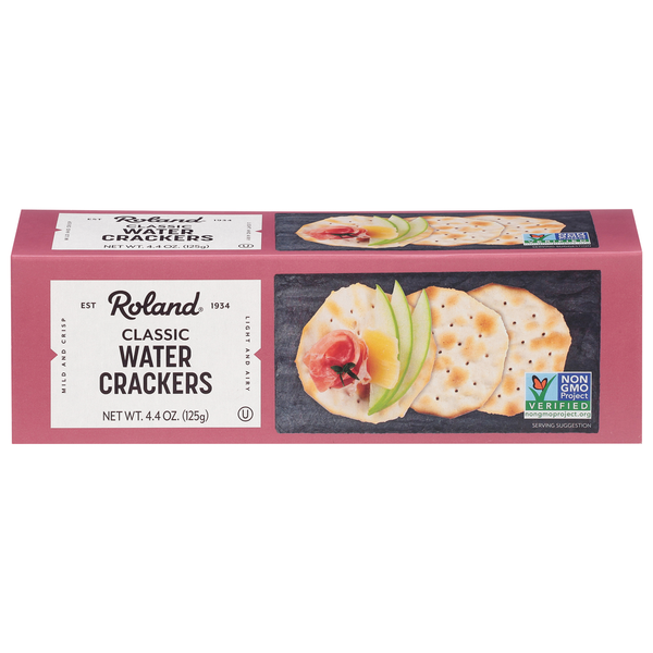 Crackers Roland Foods Water Crackers, Classic hero