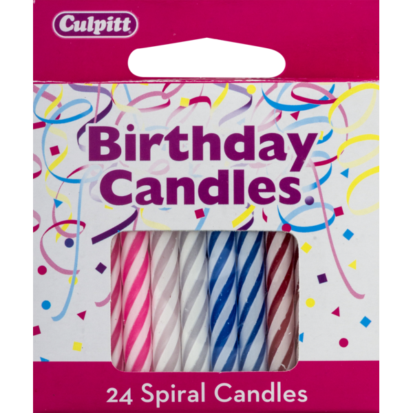 Air Fresheners & Candles Culpitt Birthday Candles Spiral Candles Multi hero