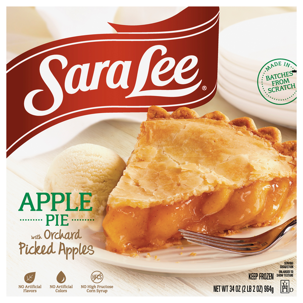 Frozen Dessert Sara Lee Pie, Apple hero