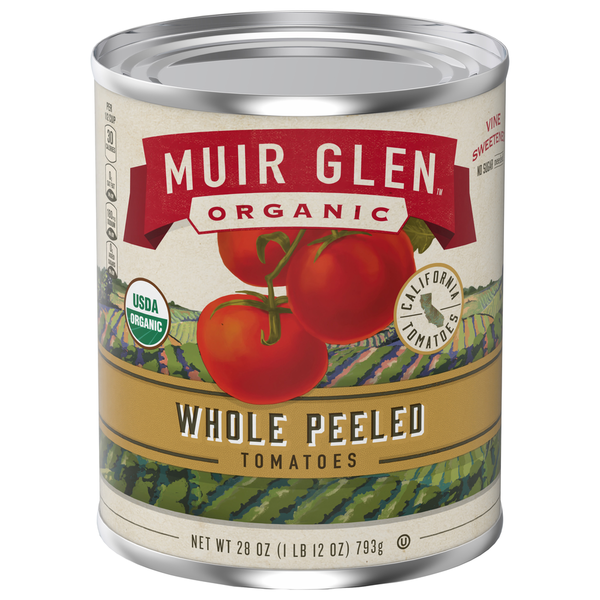 Canned & Jarred Vegetables Muir Glen Tomatoes, Whole Peeled hero