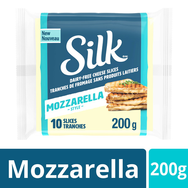 Silk Dairy-Free Cheese Slices, Mozzarella-Style hero