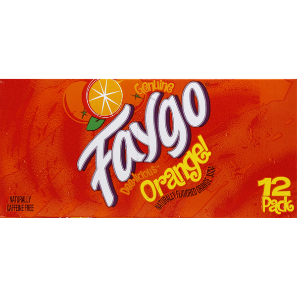 Soft Drinks Faygo Soda, Dee-licious Orange! hero