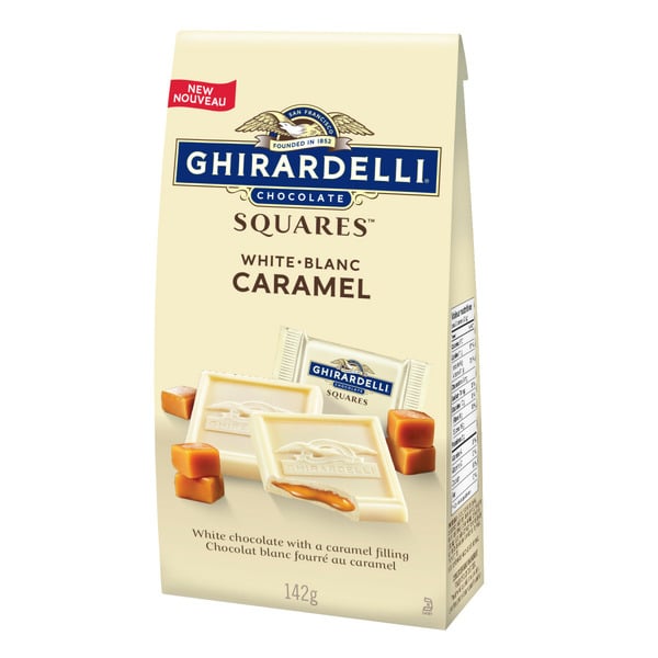 Candy & Chocolate Ghirardelli Caramel White Chocolate Squares, 142-Gram Bag hero