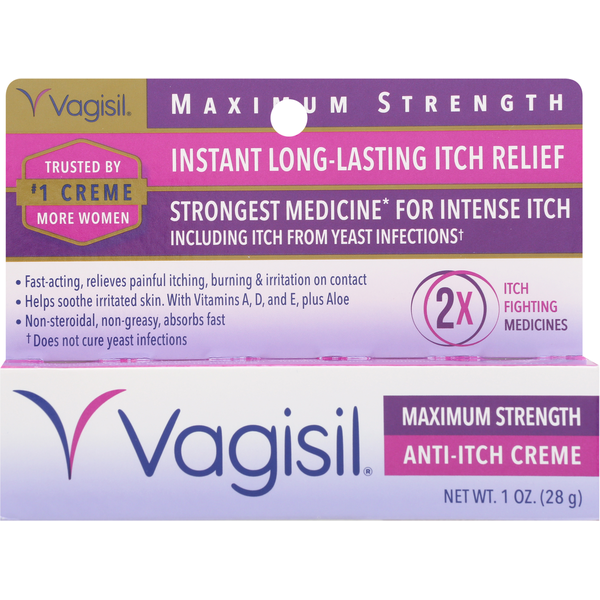 Feminine Care Vagisil Anti-Itch Creme, Maximum Strength hero