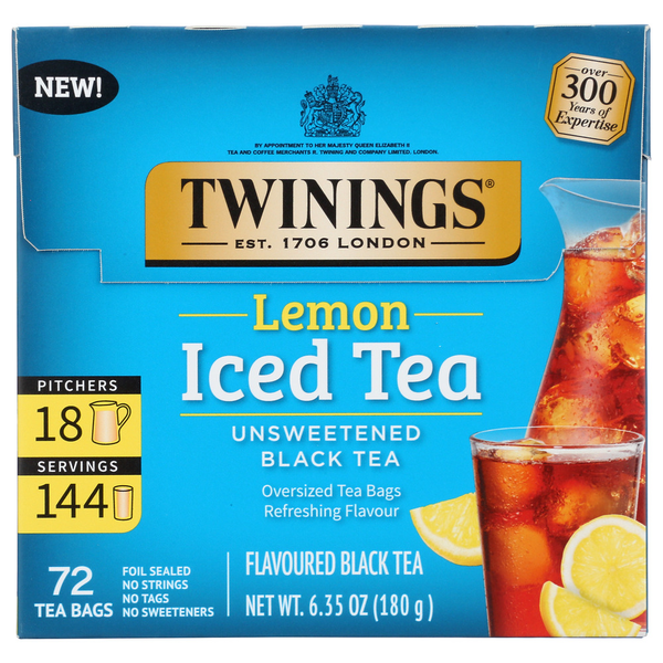 Tea Twinings Lemon Black Iced Tea hero