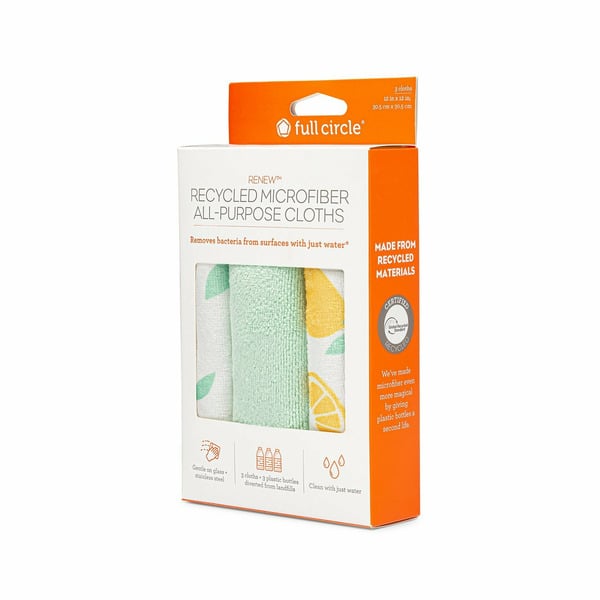 Full Circle Renew Recycled Microfiber All-Purpose Cloths hero