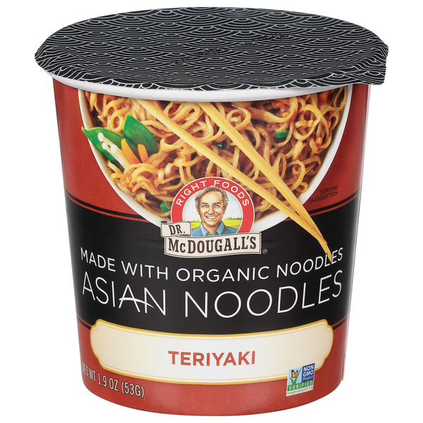 Asian Foods Dr. McDougall's Organic Asian Noodles Teriyaki hero