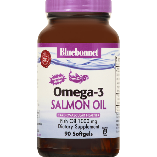 Supplement Oils Bluebonnet Natural Omega-3 Salmon Oil hero