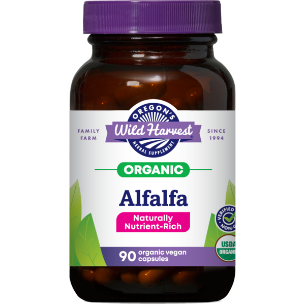 Vitamins & Supplements Oregon's Wild Harvest Alfalfa Herbal Capsules hero