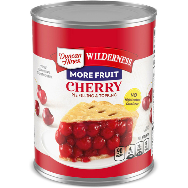 Baking Ingredients Duncan Hines Wilderness Wilderness More Fruit Cherry Pie Filling and Topping hero