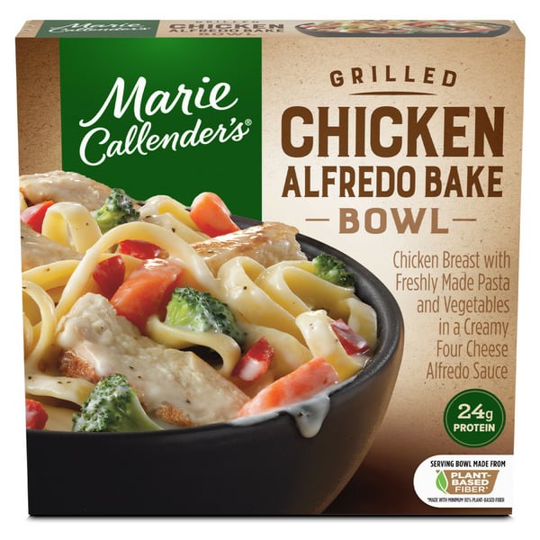 Frozen Meals Marie Callender's Grilled Chicken Alfredo Bake Bowl Frozen Meal hero