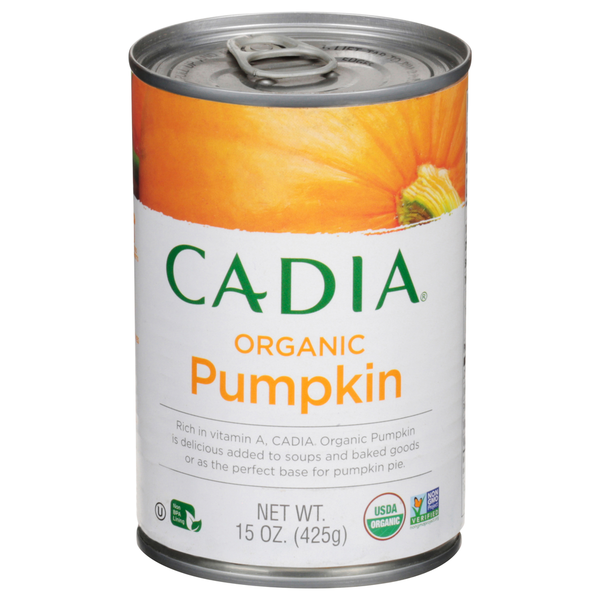 Canned & Jarred Vegetables CADIA Pumpkin, Organic hero