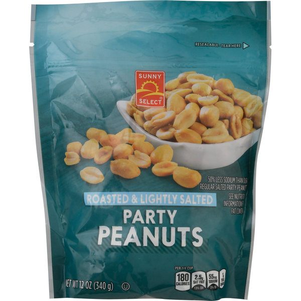 Nuts, Seeds & Dried Fruit Sunny Select Party Peanuts, Roasted & Lightly Salted hero