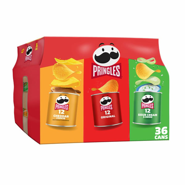 Chips & Pretzels Pringles Potato Crisps Chips, Lunch Snacks, On-the-Go Snacks, Variety Pack hero