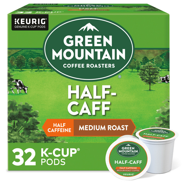 Coffee Green Mountain Coffee Roasters Half Caff K-Cup Pods hero