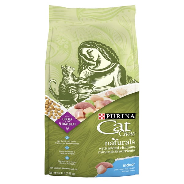 Cat Litter & Supplies Purina Cat Chow Hairball, Healthy Weight, Indoor, Natural Dry Cat Food, Naturals Indoor hero