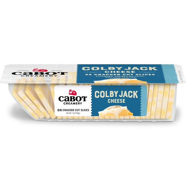 Packaged Cheese Cabot Cracker Cut Colby Jack Cheese hero