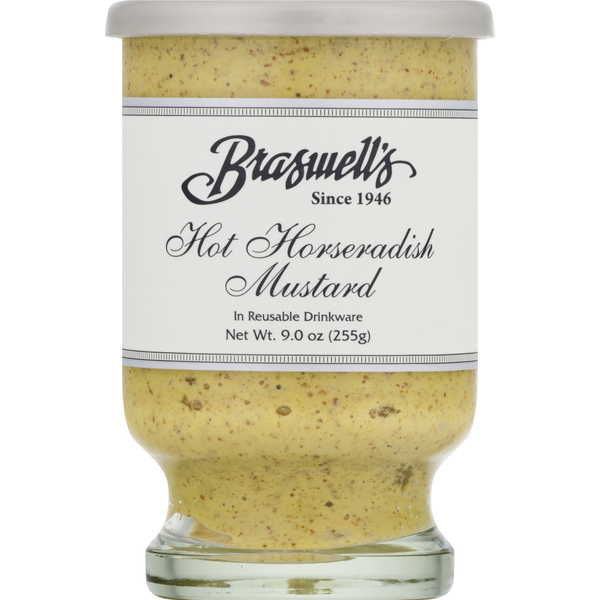 Condiments Braswell's Mustard, Hot Horseradish hero