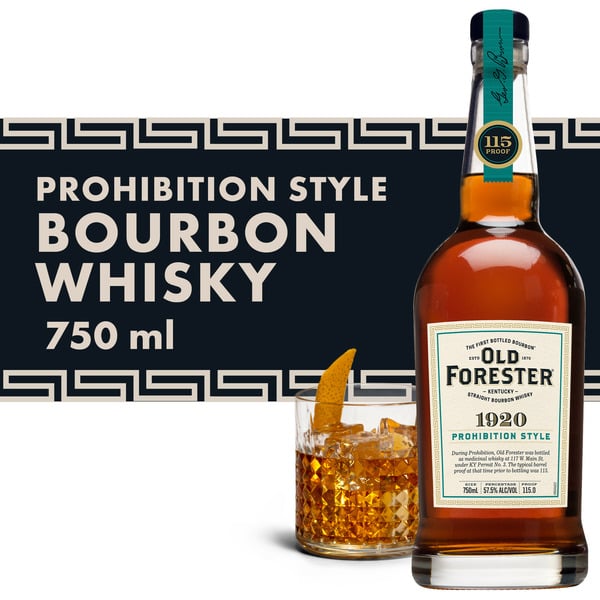 Spirits Old Forester 1920 Prohibition Style Kentucky Straight Bourbon Whisky hero