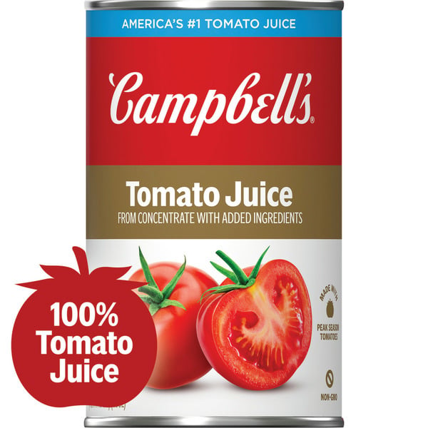 Juice & Nectars Campbell's 100% Tomato Juice hero